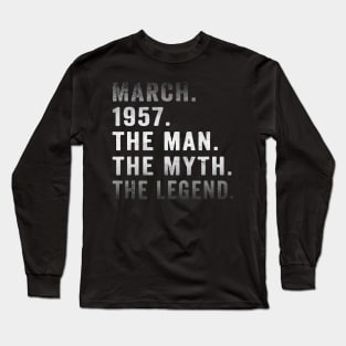 March 1957 Long Sleeve T-Shirt